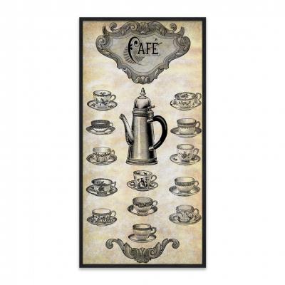 CUADRO LAMINA VINTAGE DE CAFE