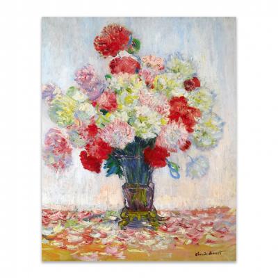 FLORERO DE PEONIAS, CLAUDE MONET