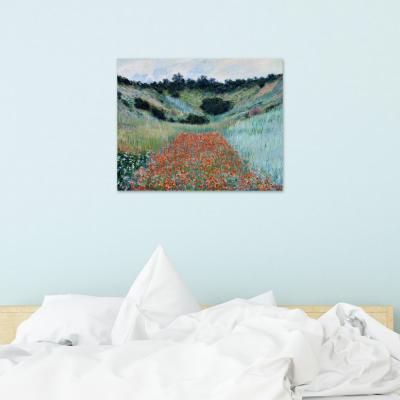 CAMPO DE AMAPOLAS EN UNA HONDONADA, MONET