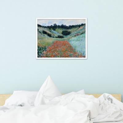 CAMPO DE AMAPOLAS EN UNA HONDONADA, MONET