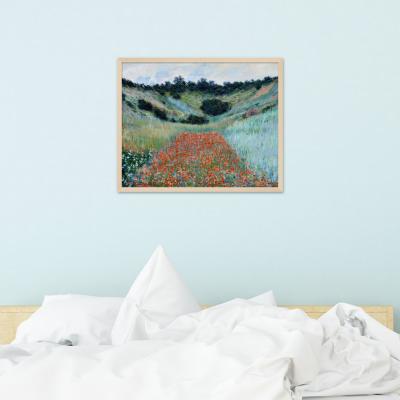 CAMPO DE AMAPOLAS EN UNA HONDONADA, MONET