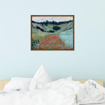 CAMPO DE AMAPOLAS EN UNA HONDONADA, MONET