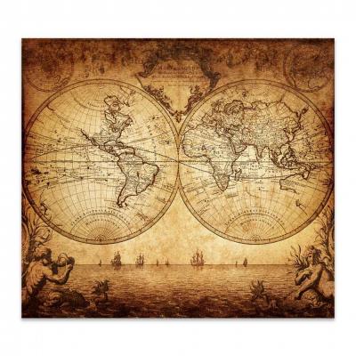 MAPAMUNDI VINTAGE DE 1733