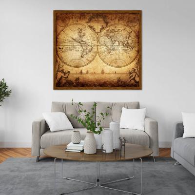 MAPAMUNDI VINTAGE DE 1733