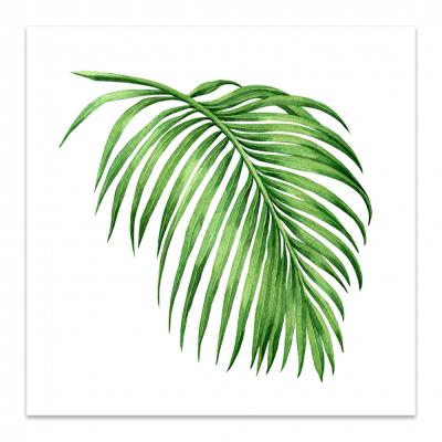 HOJA VERDE EN ACUARELA