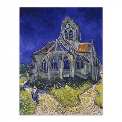 IGLESIA DE AUVERS-SUR-OISE, VAN GOGH