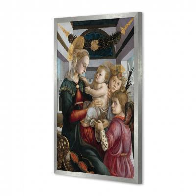 VIRGEN CON EL NIÑO Y DOS ANGELES, BOTTICELLI
