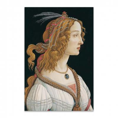 RETRATO IDEALIZADO DE UNA DAMA, BOTTICELLI