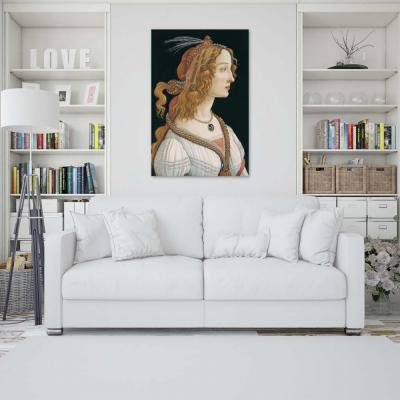 RETRATO IDEALIZADO DE UNA DAMA, BOTTICELLI