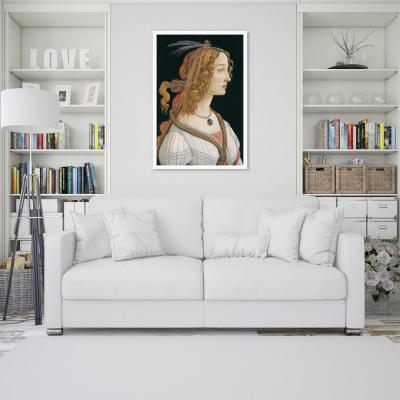 RETRATO IDEALIZADO DE UNA DAMA, BOTTICELLI