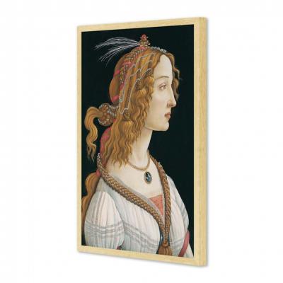 RETRATO IDEALIZADO DE UNA DAMA, BOTTICELLI