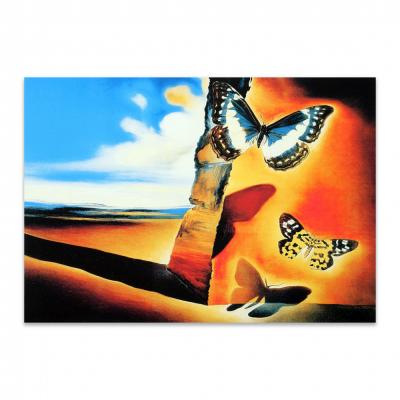 PAISAJE CON MARIPOSAS, DALÍ