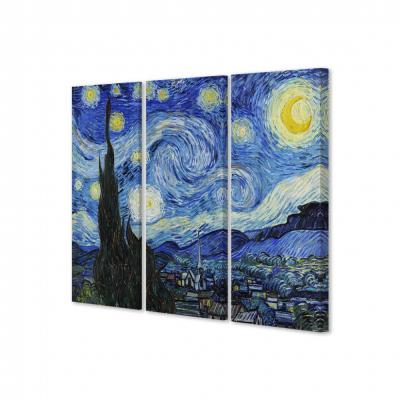 NOCHE ESTRELLADA, VAN GOGH (TRIPTICO)