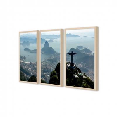 CRISTO REDENTOR, RIO DE JANEIRO, BRASIL (TRIPTICO)